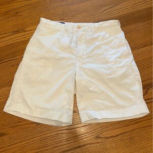 Polo Ralph Lauren 100% Cotton white Embroidered Trouser Shorts